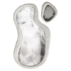 Imagine 2-Piece Antiqued Gypsum Mirror
