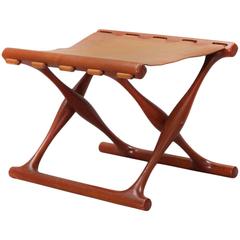 Gold Hill Folding Stool by Poul Hundevad 3