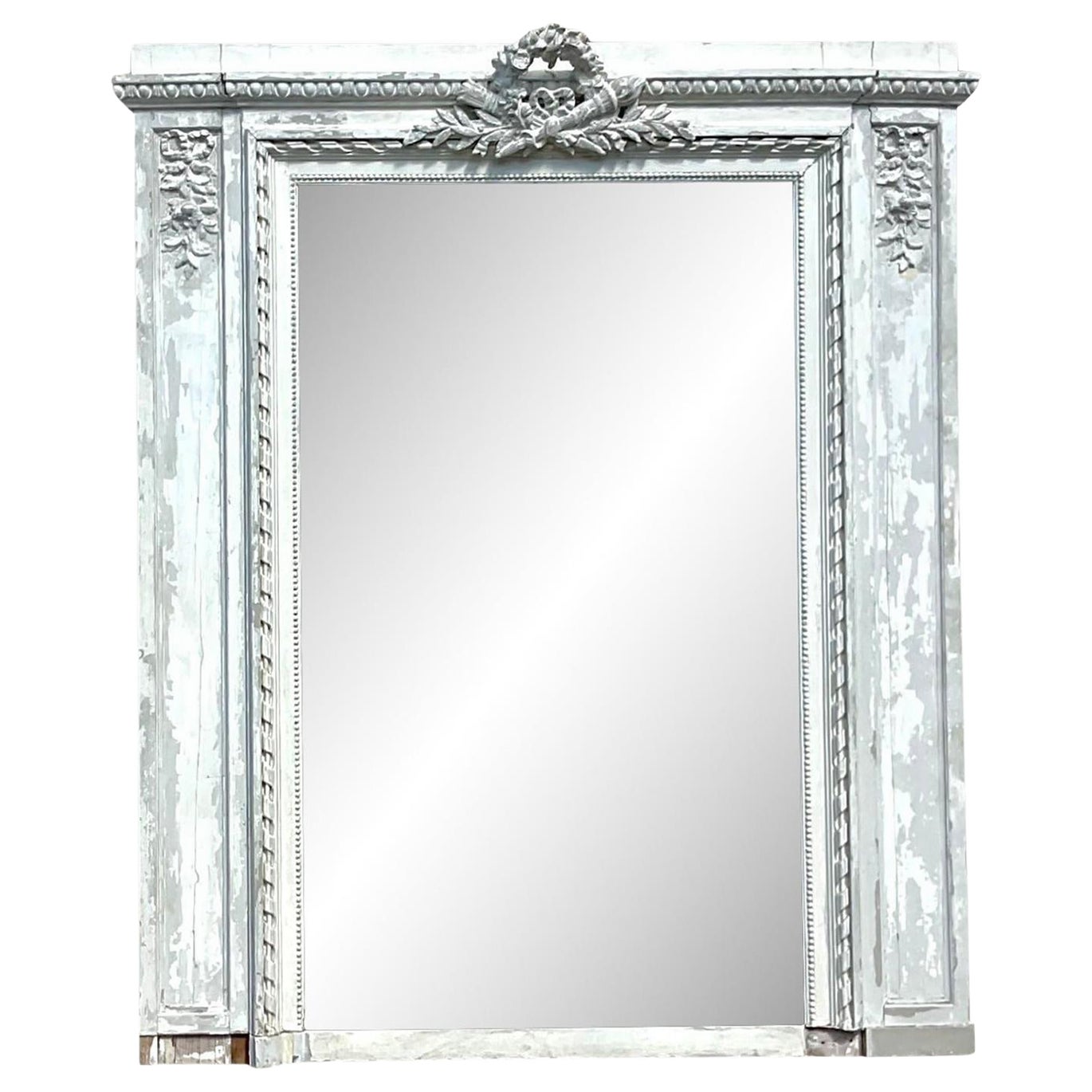 Miroir vintage Boho sculpté à la main en vente