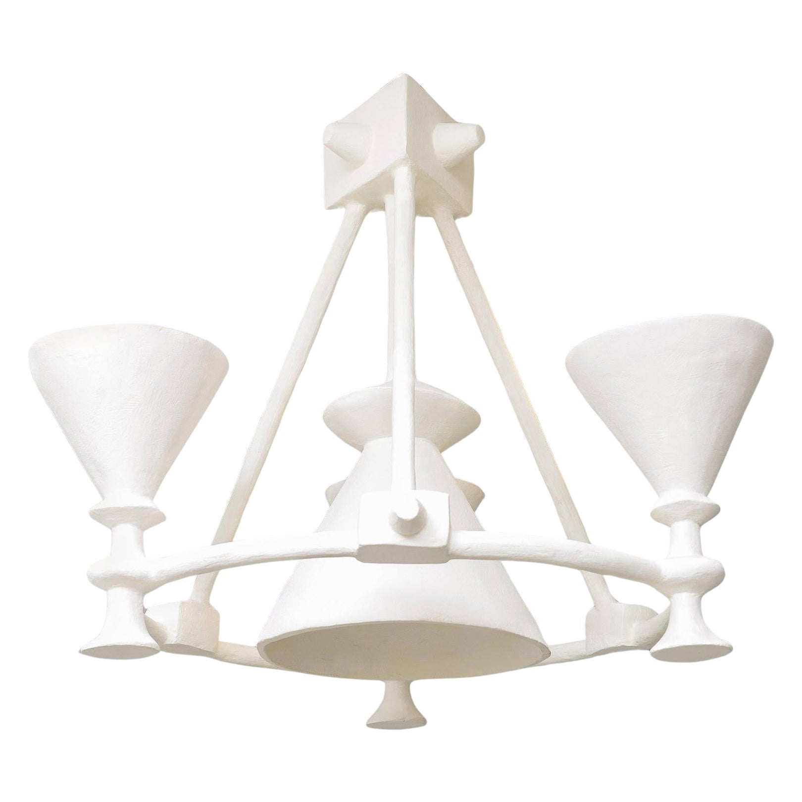 Luminaire "Paris" en plâtre, sur mesure, français
