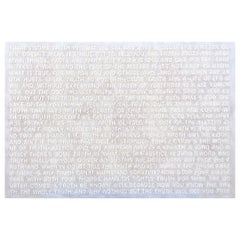 Peter Buchman "La verdad sea dicha", Serie de pinturas con voz en off, 2024