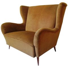 1950s Two Seater Italian Sofa