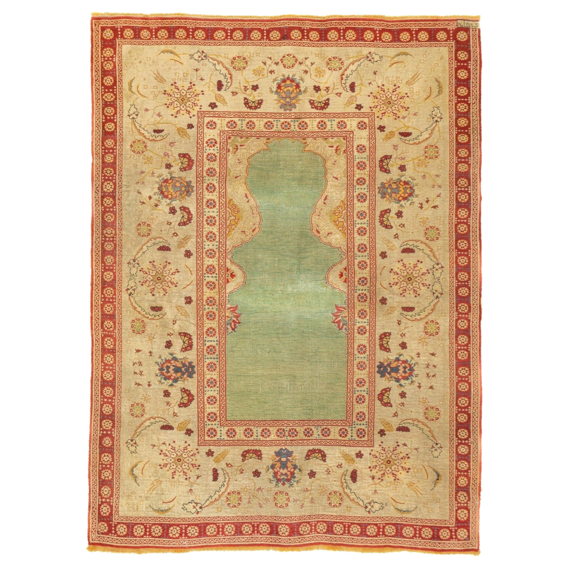 Antique Kumkapi Rug 4'4'' x 5'11''