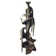 Scultura in bronzo da parete di Ted Egri