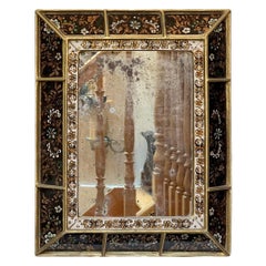 Espejo Vintage Italiano Pintado al Revés