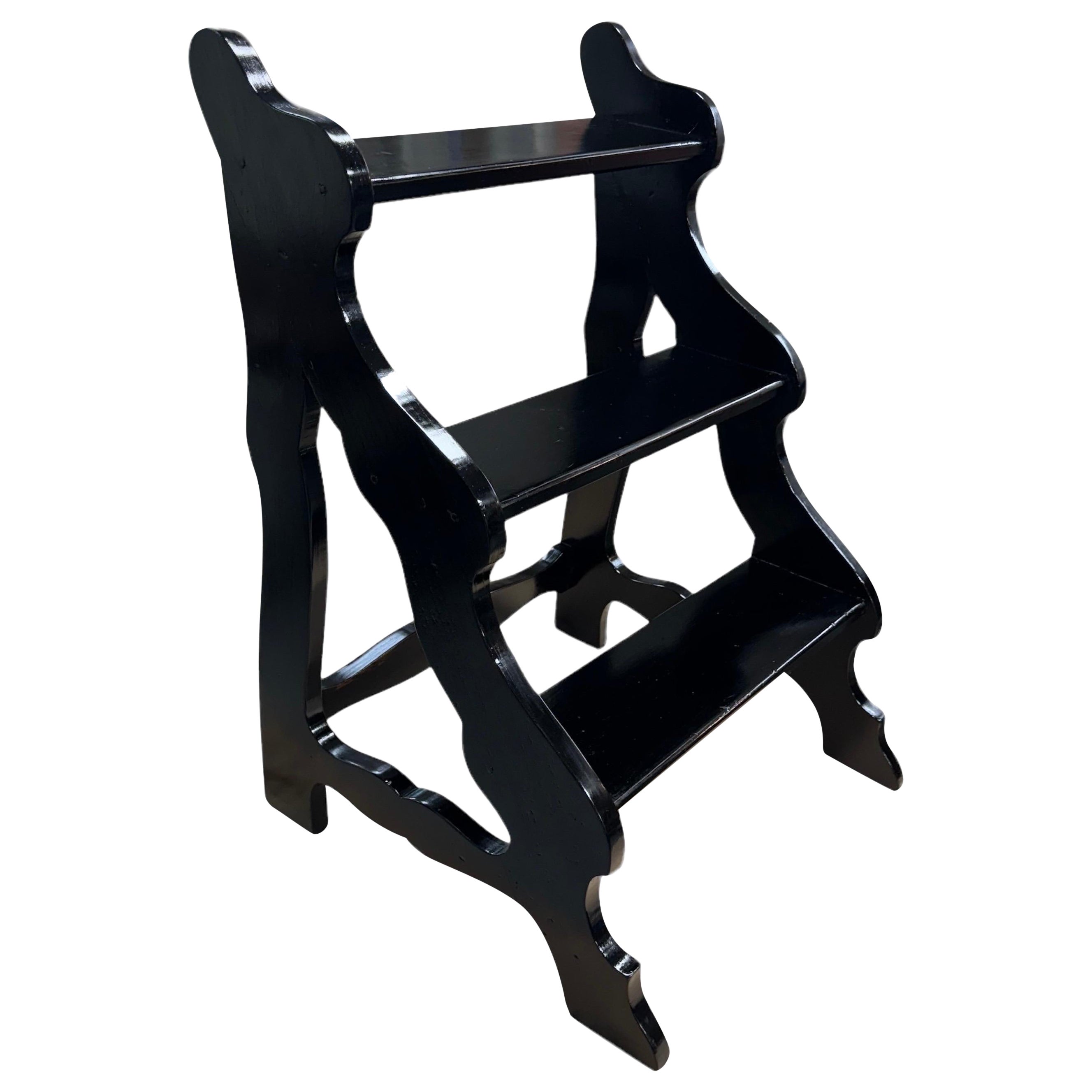 Ebonized Library Steps