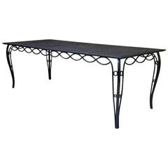 Large Iron Dining Table Attributed to René Prou, France, circa 1930s 9