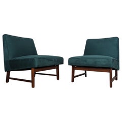 Paire de chaises pantoufles par Edward Wormley pour Dunbar