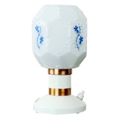 Lampada da tavolo anni '60 di Opaline By Drukov