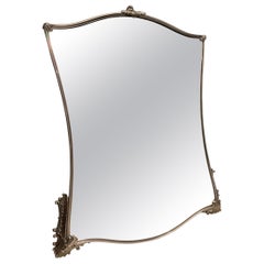 Mirror in nickel Italy from the 70s