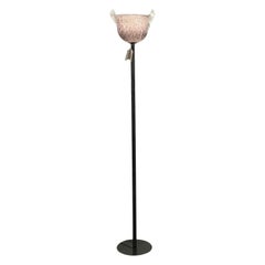 Mila Schön Vintage Murano Glass Floor Lamp
