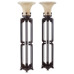 Pair of Roberto Fallani Tripod floor lamps - Italy, 1998