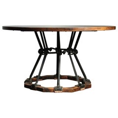 Vintage Cleo Baldon California Modernist Oak Dining table for Terra, 1960s