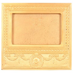 Tiffany Studios Nueva York Adam Bronce Doré Marco de escritorio para calendario o cuadro