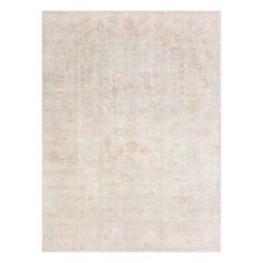 Doris Leslie Blau Antique Turkish Oushak Handmade Wool Rug