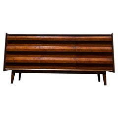 1960s Lane “First Edition” 9 Drawer Walnut Dresser