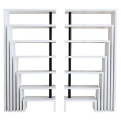 Midcentury bookcases mod. Joy by Achille Castiglioni, Italy 1980