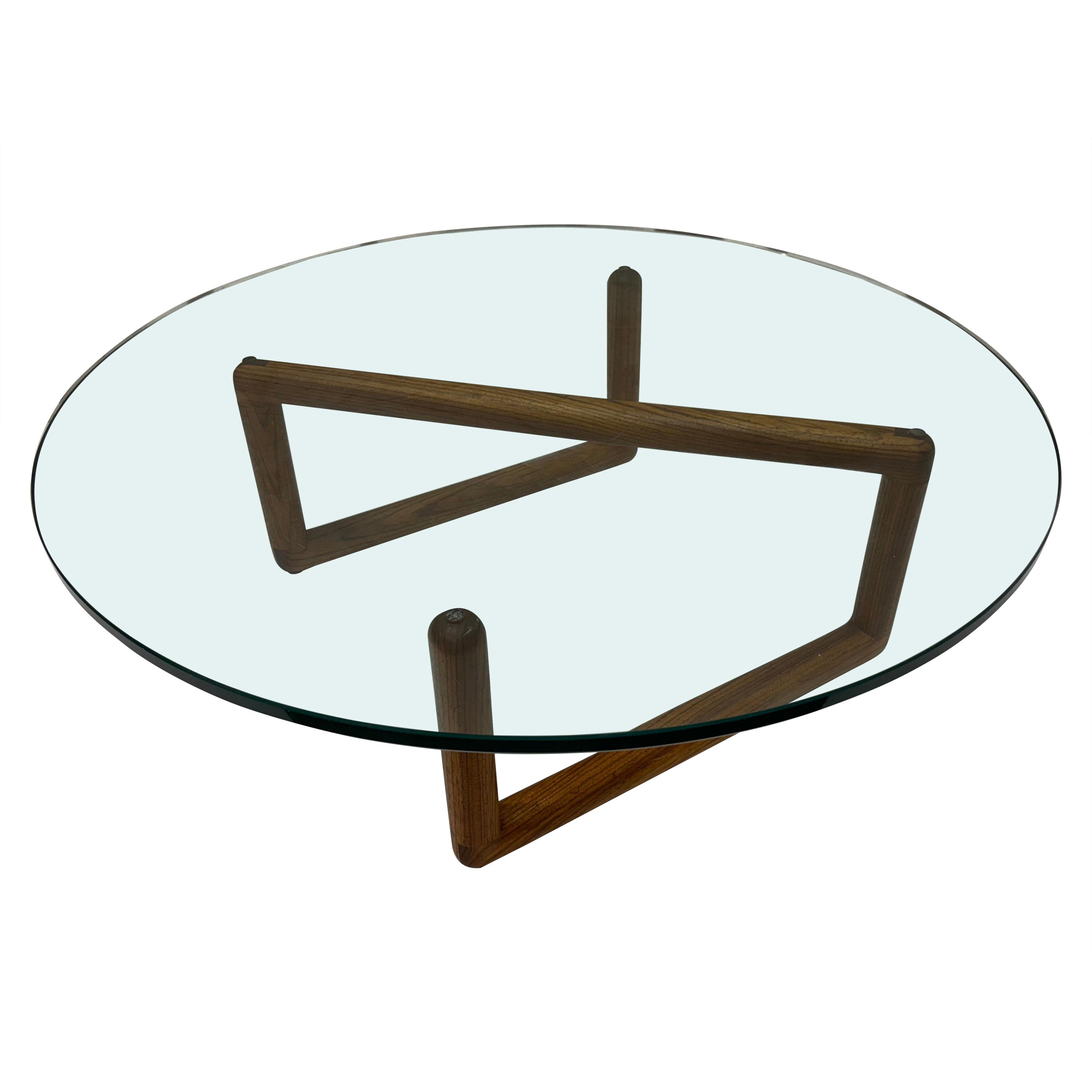 Richard Kagan Zebra Wood Coffee Table For Sale