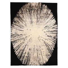 New Contemporary Biophilic Wool and Silk Carpet