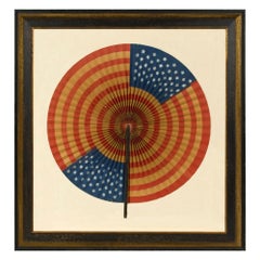Large Dramatic Circular Fan, ca 1917-1918
