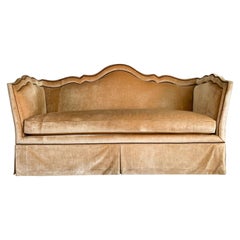 Baker Furniture Velvet Sofa