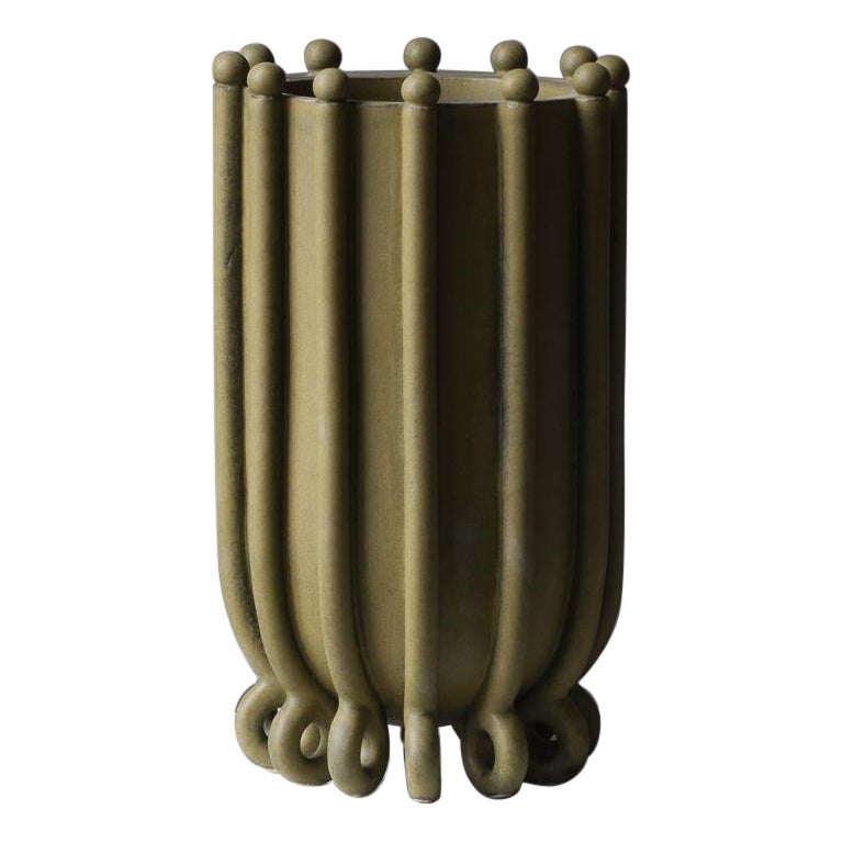Vaso No. III in bronzo invecchiato
