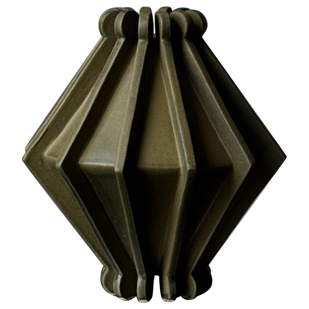 Vaso No. VII in bronzo invecchiato