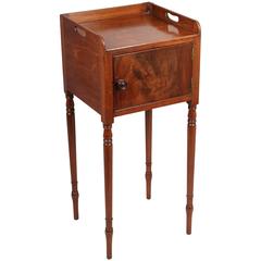 Antique Early 19th Century Mahogany Bedside Pot-Cupboard