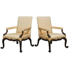 George II Style Gainsborough Library Chairs