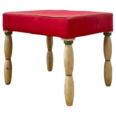 Taburete diseñado por un decorador de principios del siglo XX