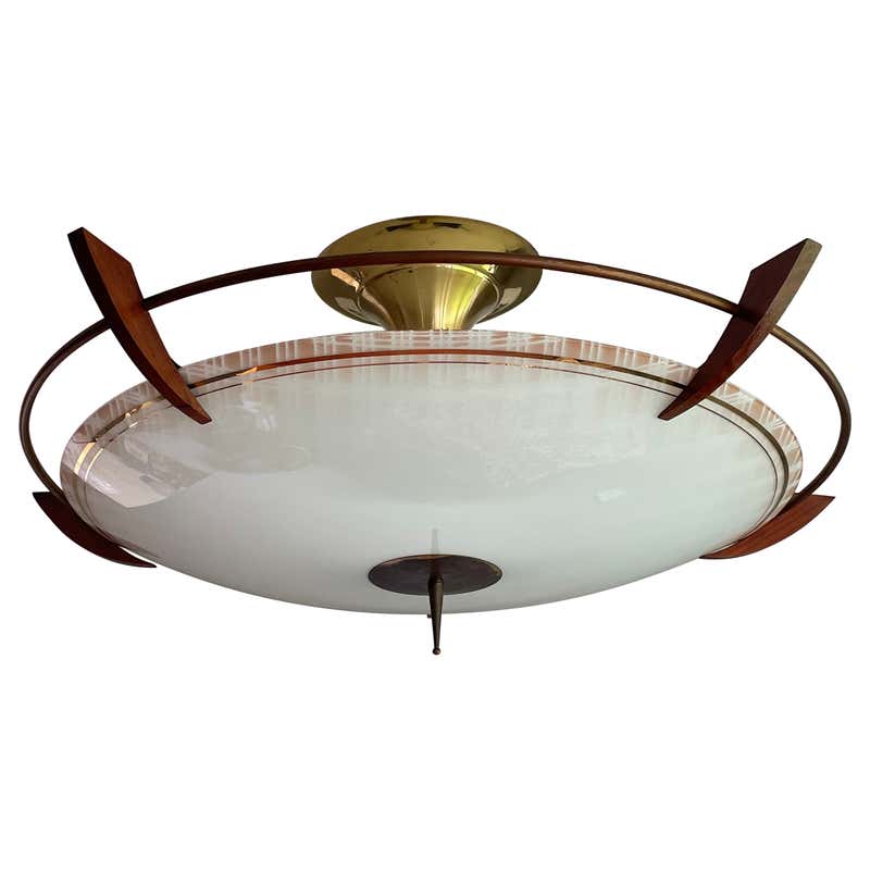 Mid-Century Modern Flush Mount Lighting | 1stdibs | mid century modern ...