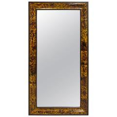 Faux Tortoise Shell Painted Mirror