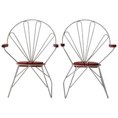 Used Pair of Swedish Garden Chairs