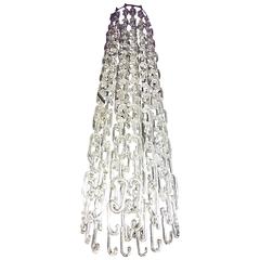 8 ft. Chain Link Murano Glass Chandelier by Gino Vistosi 7