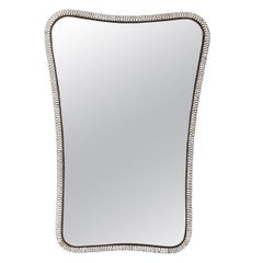 Miroir suédois de style Josef Frank du milieu du siècle dernier