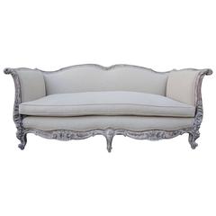 Heart Shaped French Carved Sofa, circa 1920