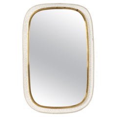 Miroir suédois de style Joseph Frank, vers 1960