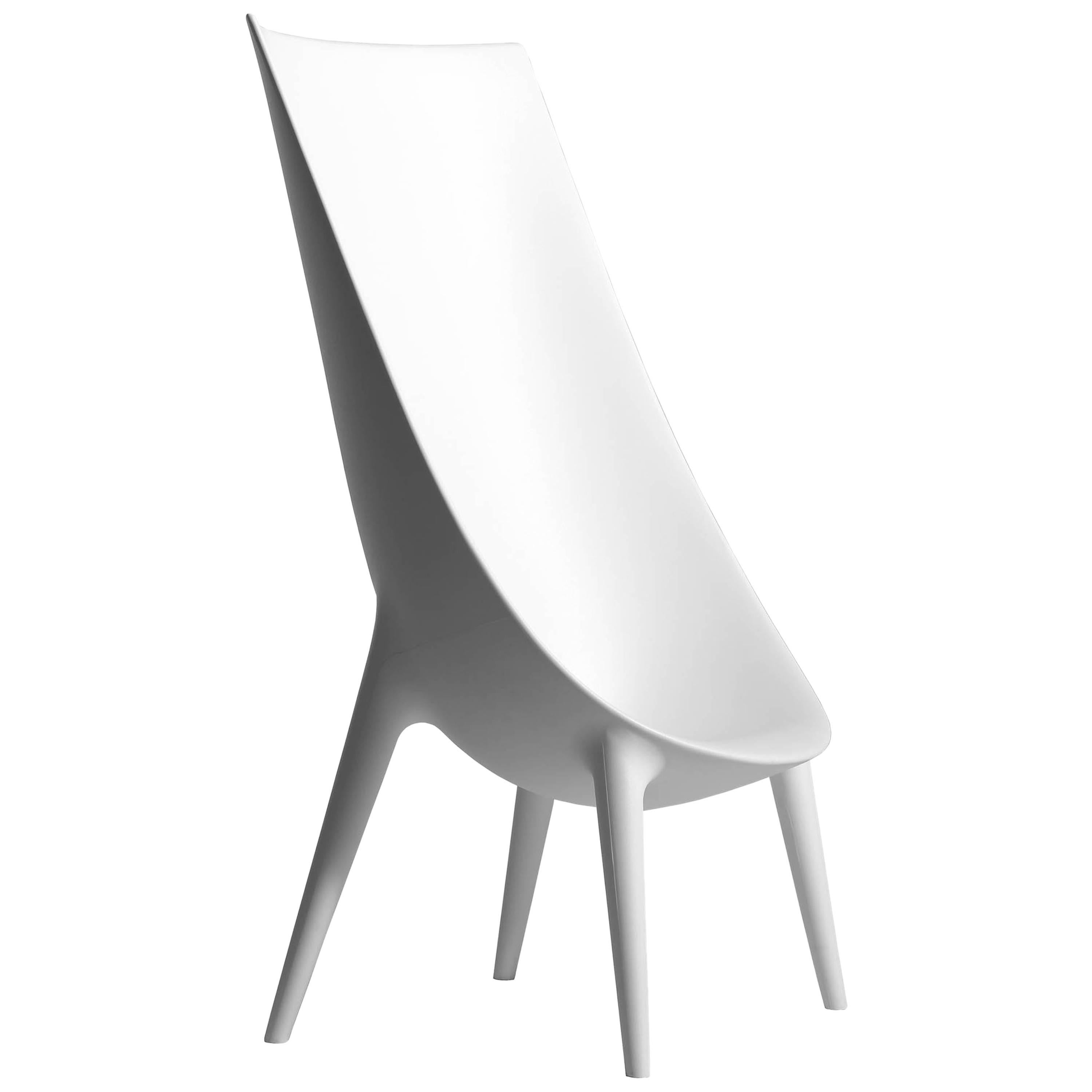 "Out/In" Black and White High Chair by P. Starck & E. Quitllet for Driade For Sale