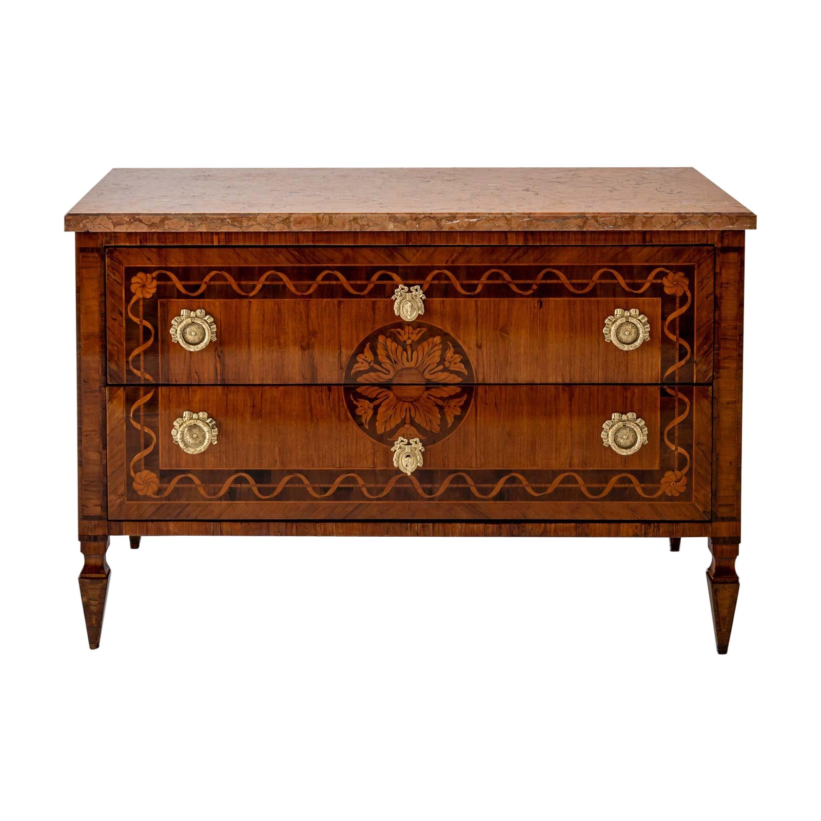 Classicist chest of drawers, Italy, around 1790
