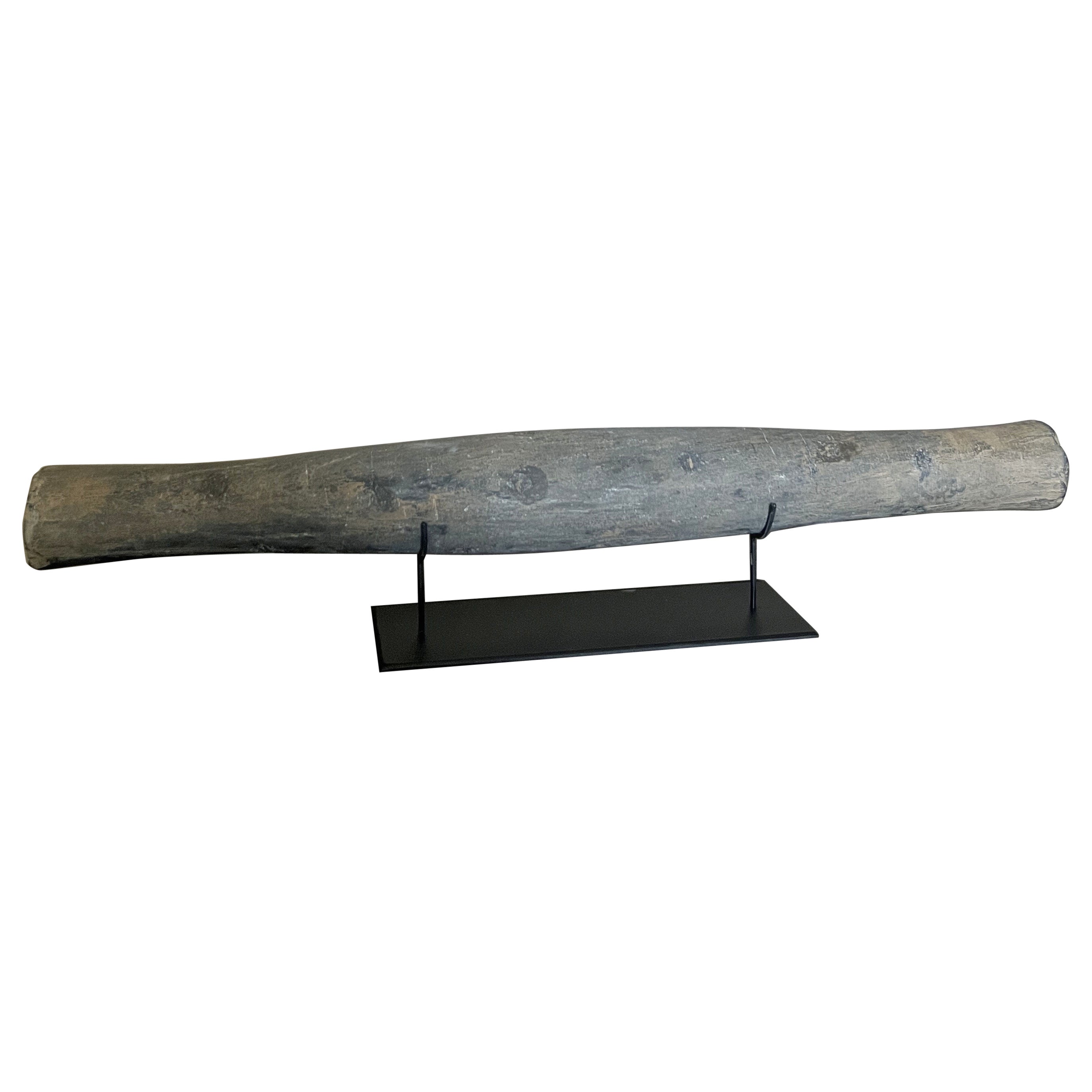 Biconvex Bronze Age Bactrian stone Idol