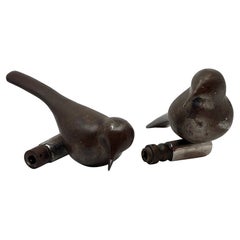 Rene Broissand, Pair of Door Handles "Birds", Design, Sculpture, Small size 1970
