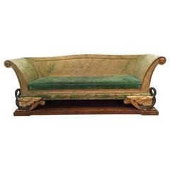 Antique Decorative Sofa Period Napoleon III, Italy or France