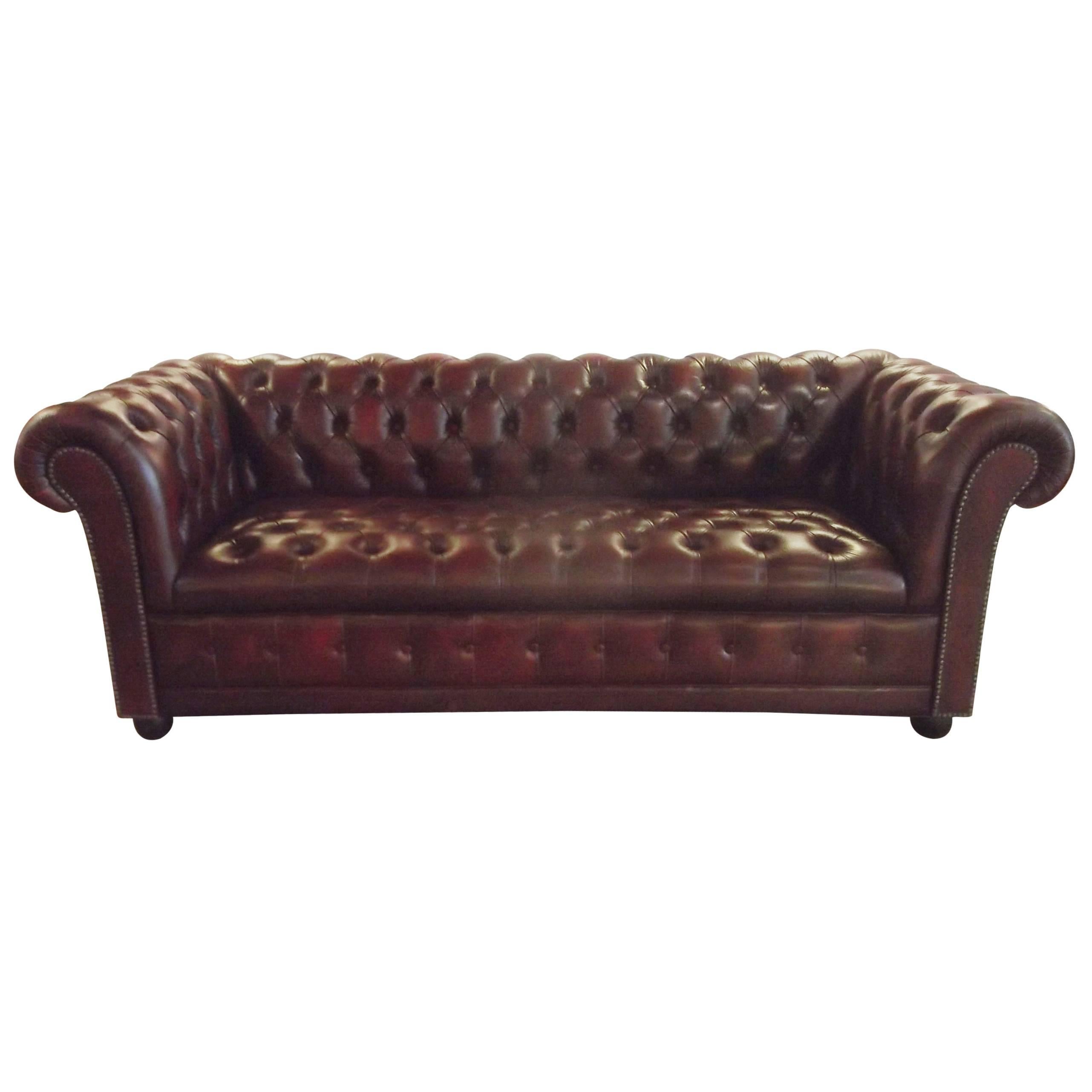 Classic English Chesterfield Sofa
