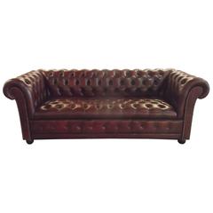 Vintage Classic English Chesterfield Sofa