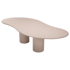 Contemporary Organic Natural Plaster "Latus" Table 260cm by Isabelle Beaumont