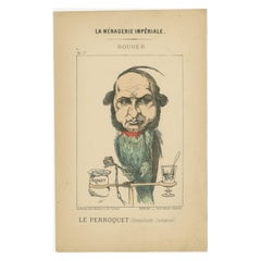 Menagerie Imperiali: Eugène Rouher - Il pappagallo (domesticità - vanagloria) 1870