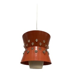 Mauri Almari Ceiling Lamp Model K2-7 in Painted Metal, Idman 1950s