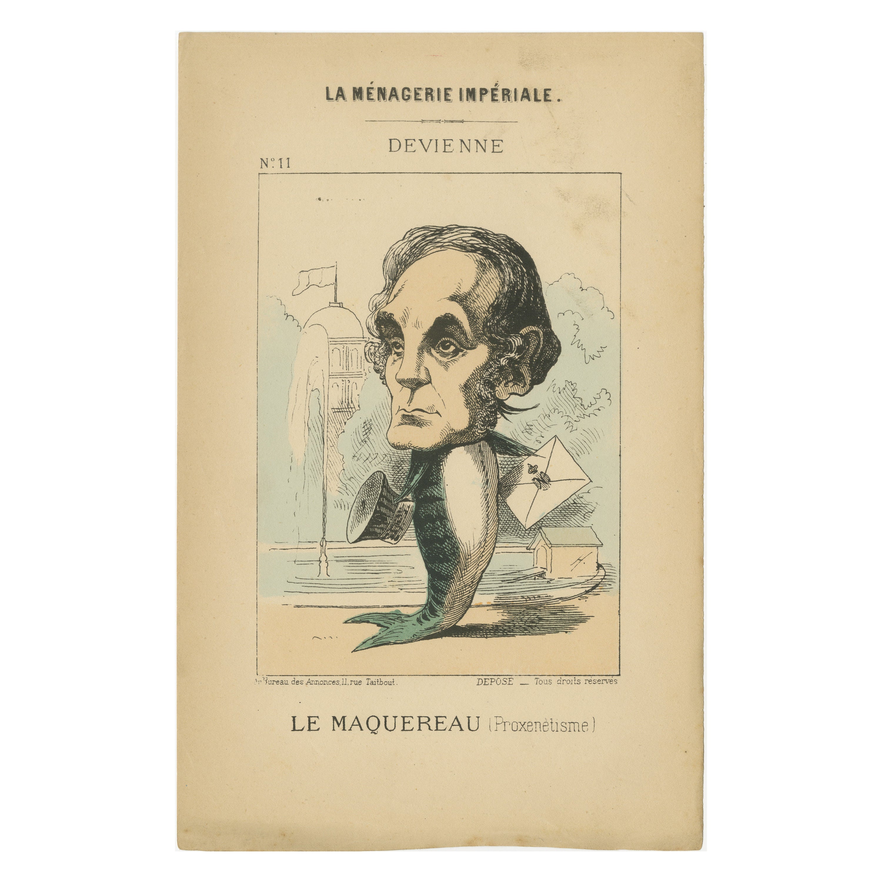Imperial Menagerie: Devienne - The Mackerel (Pimping), 1870