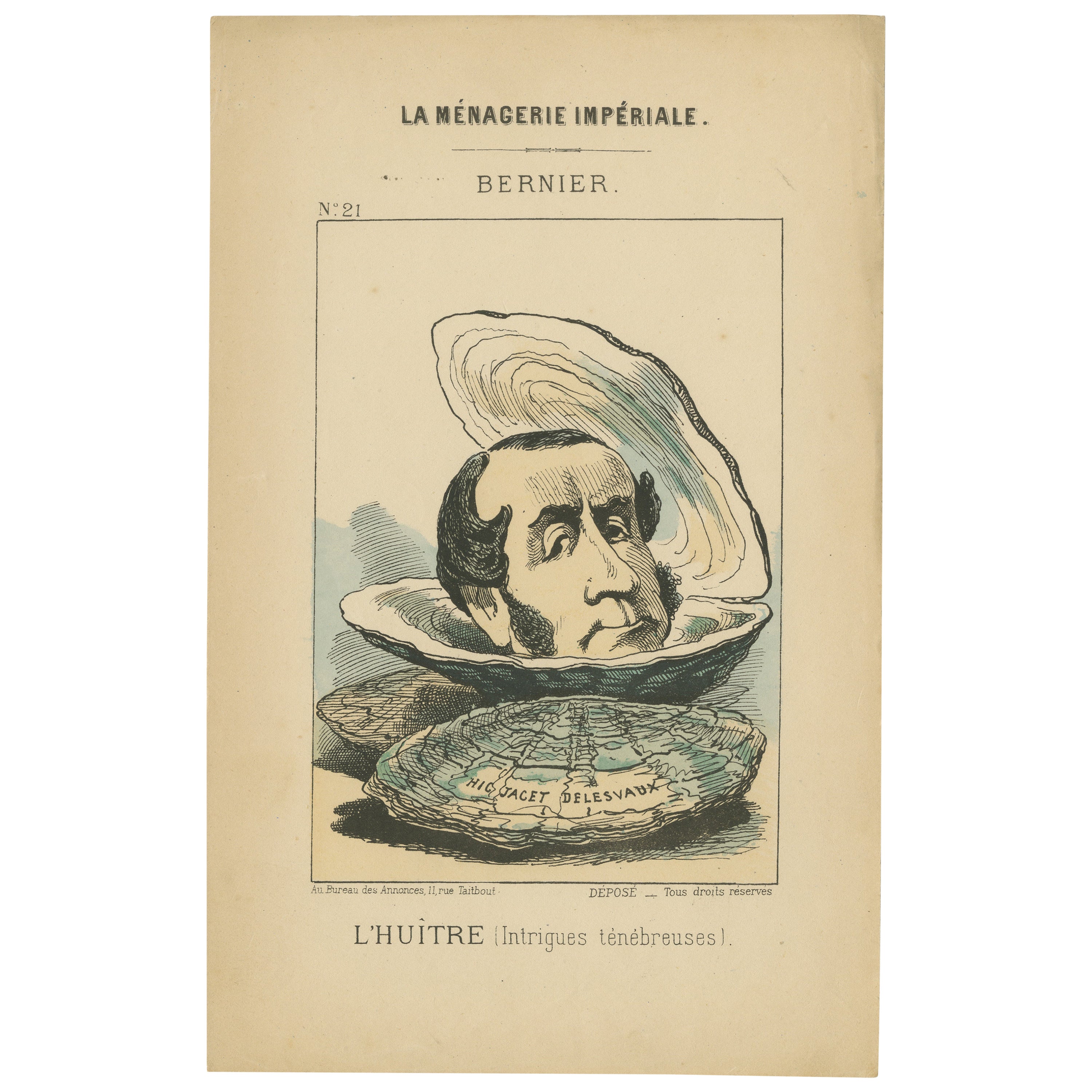 Imperial Menagerie: Bernier - The Oyster (Dark Intrigues), 1870