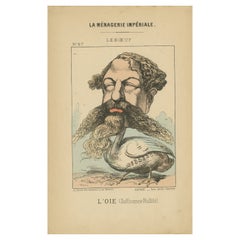 Antique Imperial Menagerie: Lebœuf - The Goose (Self-importance - Nullity), 1870